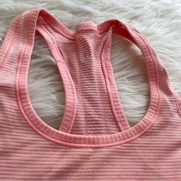 Peach lulu cool racer back tank top - Picture 3 of 6